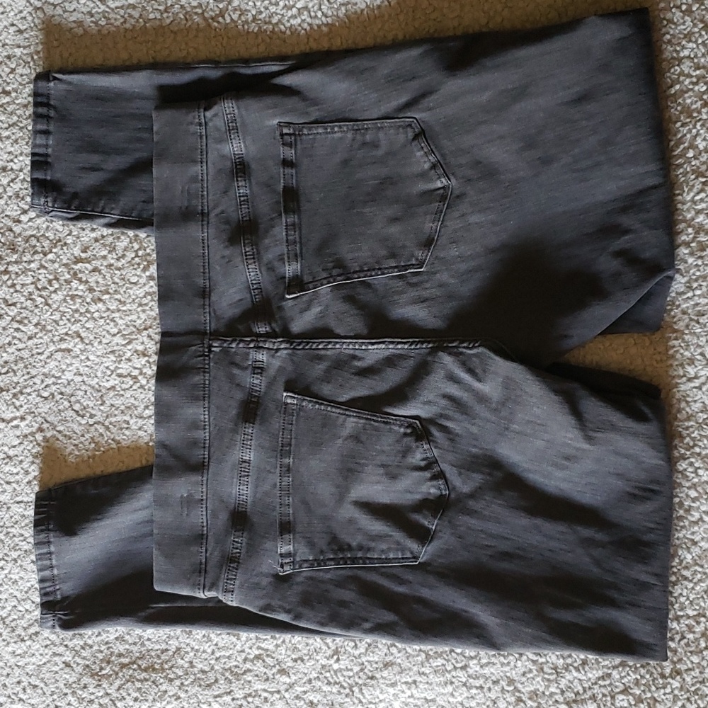 St. John's Bay Skinny Stretch Jegging Dark Gray Wash Denim Jeans